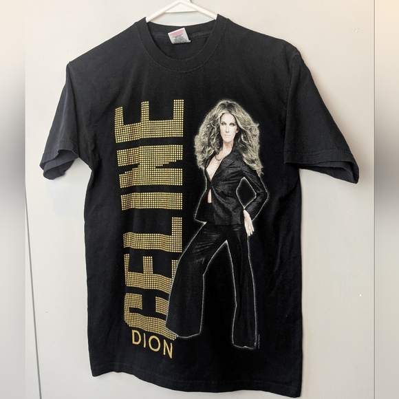 CELINE DION World Tour 2008 Fruit Of The Loom Size Small Unisex 100% Cotton - Picture 1 of 8